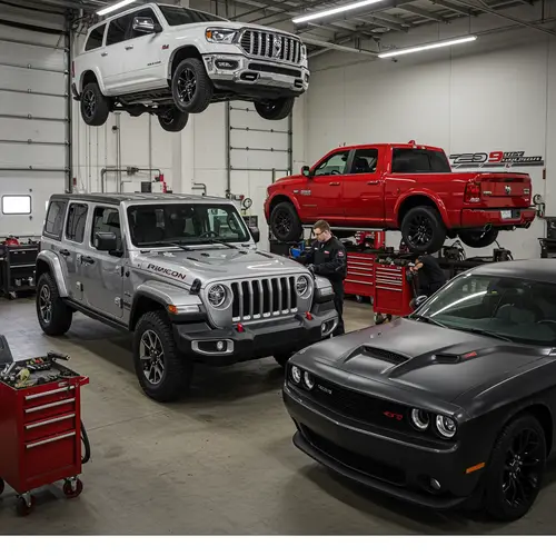 Jeep, Dodge & Ram Mechanics Workshop Cover Image