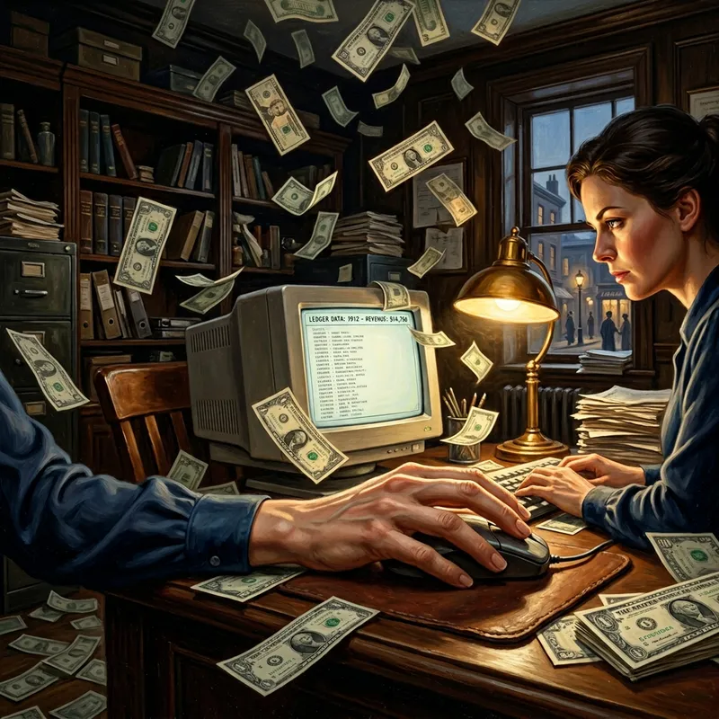 Intriguing Digital Illustration: Hand Clicking Computer Mouse in Precise Realism