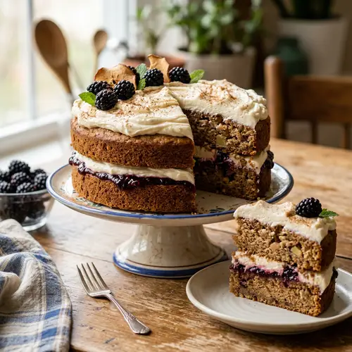 Delicious Apple Spiced Cake Recipe with Cream Cheese