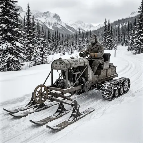 Skidoo with 4 Tracks & 8 Skis - Explore Now