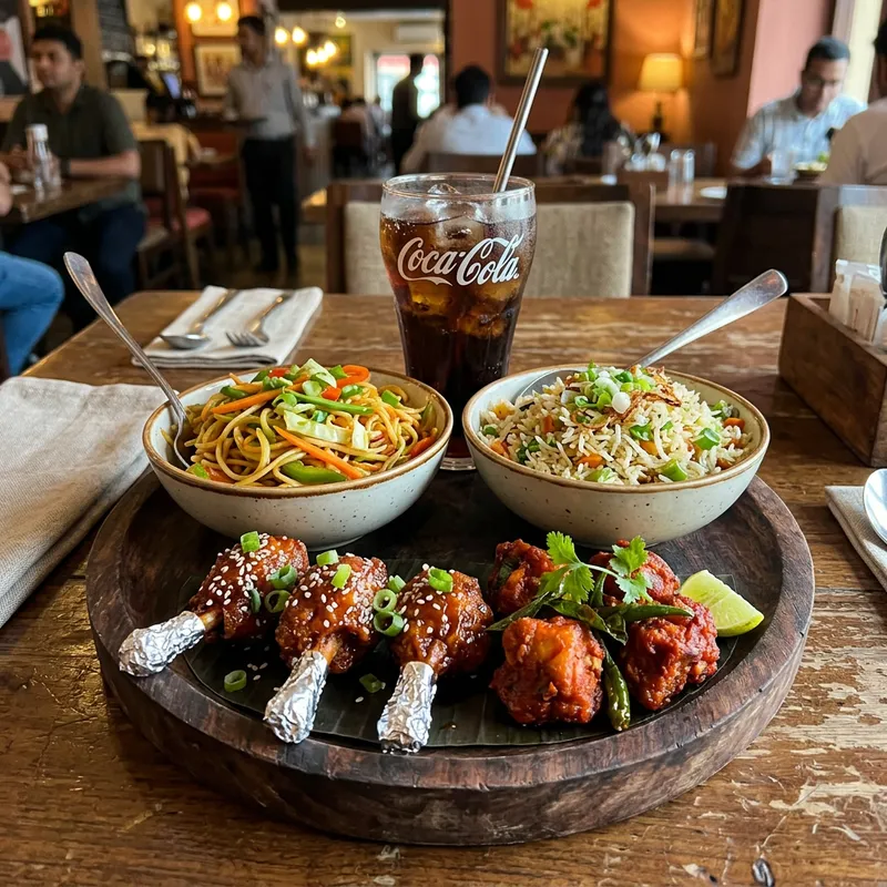 Delicious Combo of Noodles, Rice & Chicken Treats