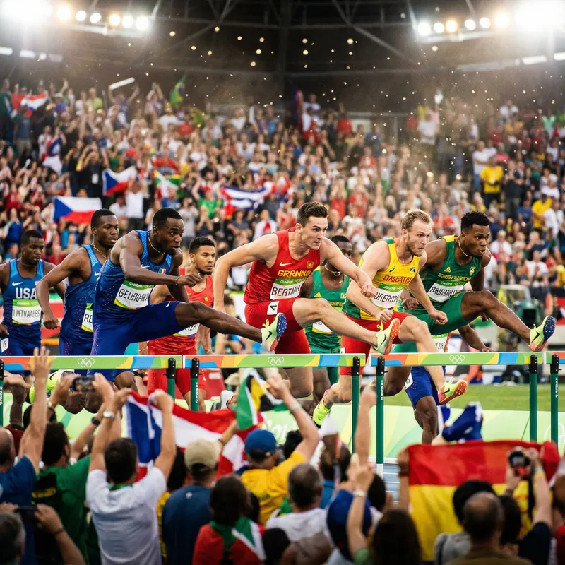 Dynamic Olympic Action | Vibrant Sports Feats Photography