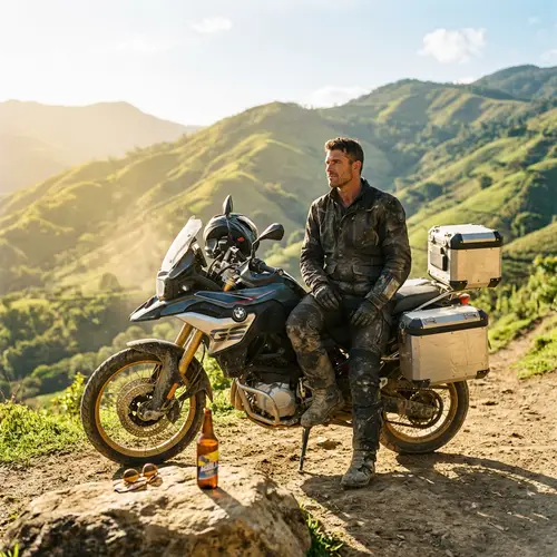 Adventure Rider on BMW GS 850 | Latin American Hills