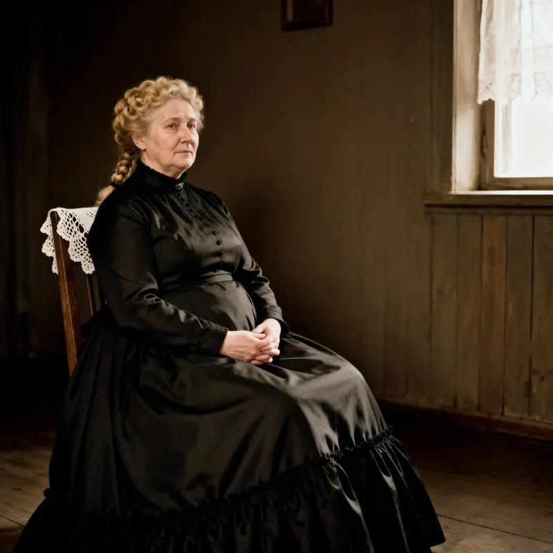 19th Century Russian Merchant Woman Portrait