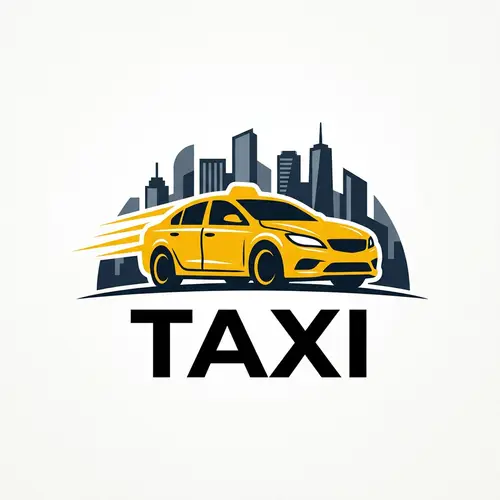 Professional Taxi Service Logo Design