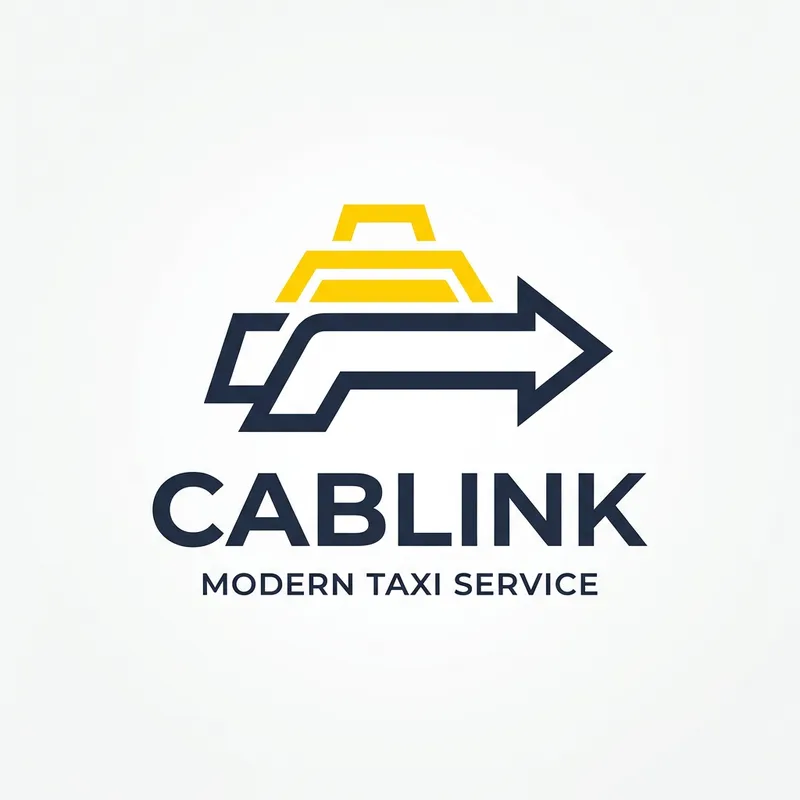 Modern Taxi Service Logo Design - Minimalist & Sleek