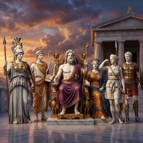 Gods of Olympus Art: Majestic and Powerful Depiction