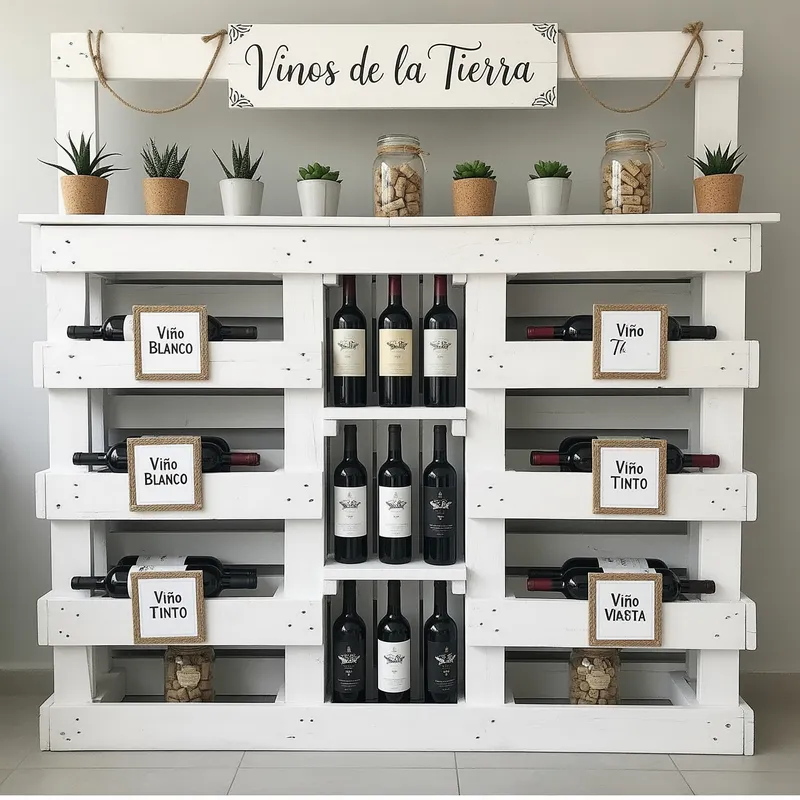 Affordable Wine Stand Proposal with Pallets