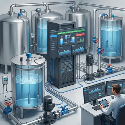 Modern Tank Water Level Automation Process