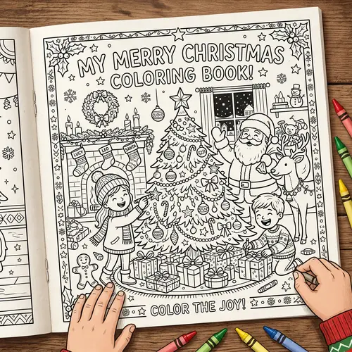 Christmas Coloring Book for Kids