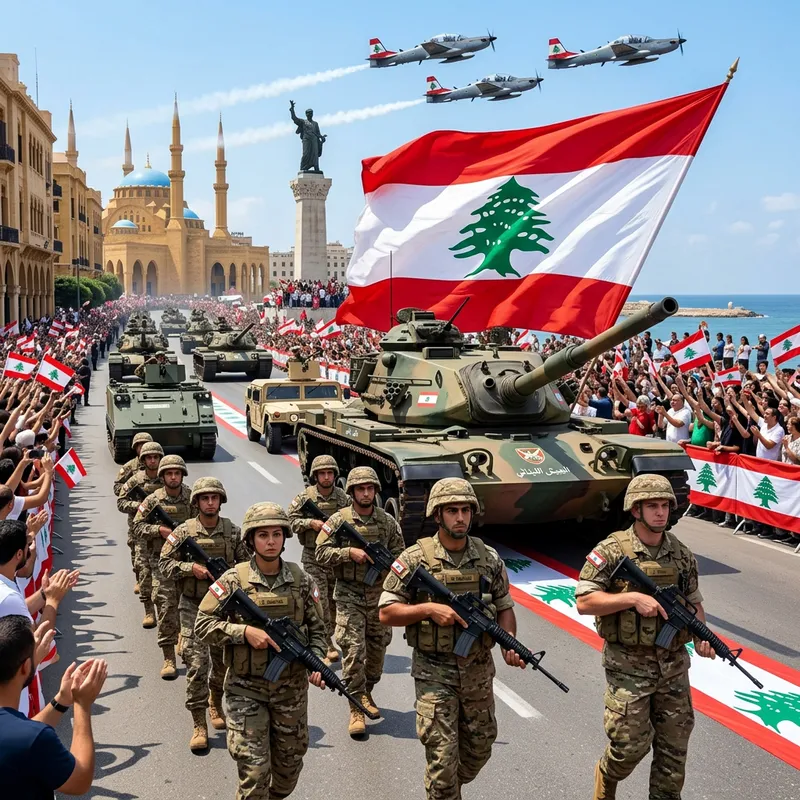 Lebanese Army Might Display: Strength, Unity & Patriotism Lebanese Army Might Display: Strength, Unity & Patriotism