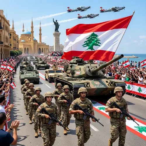 Lebanese Military Parade: Unity and Discipline Showcased