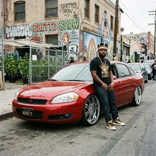 2009 Chevrolet Impala: Red, Lowered & Chrome Rims