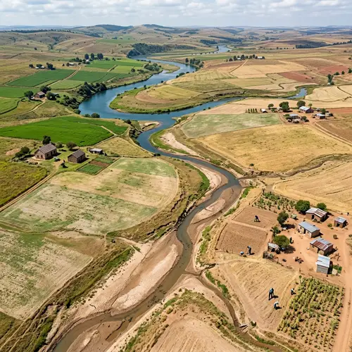 Diverse Rural Landscape: Water Stress & Agricultural Grading