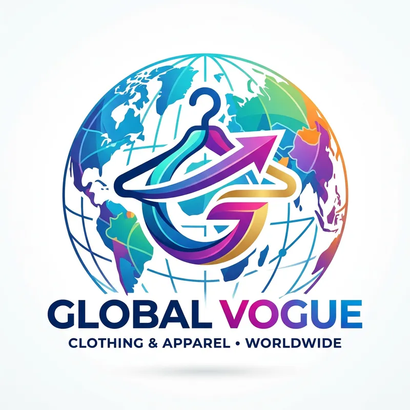 International Fashion Globe Logo Design