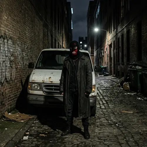 Ethereal Encounter: Vampire Masquerade in Moonlit Alley