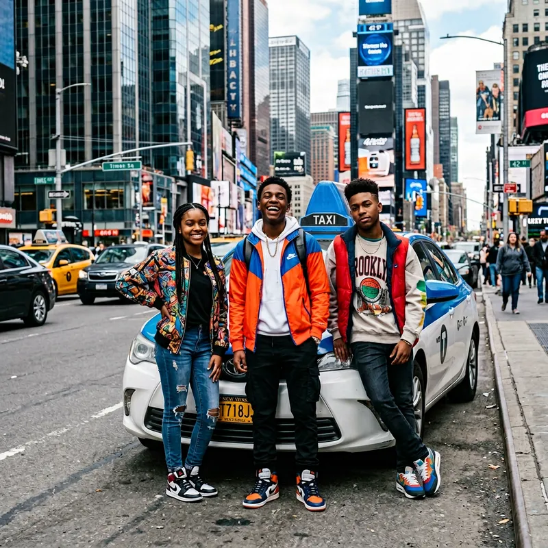 Stylish Teenage Black Kids Urban Fashion Photoshoot Stylish Teenage Black Kids Urban Fashion Photoshoot