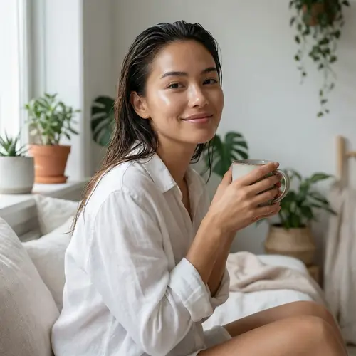 Healthy Glowing Skin: Beautiful Oil Moisturizer After Shower