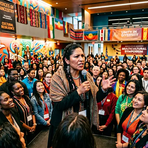 Indigenous Woman Leader Inspires Multicultural Audience