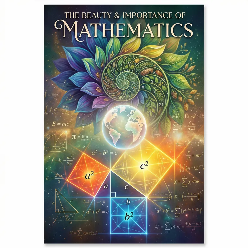 Appreciating Math: Beauty & Significance in Nature | Poster Design
