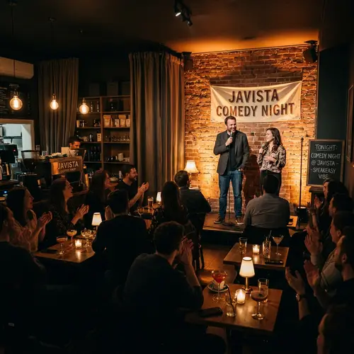 Javista Coffee Shop: Comedy Nights in a Speakeasy Atmosphere