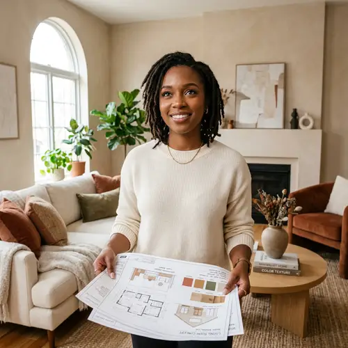 Black Female Interior Decorator | Elegant Designs & Color Harmony