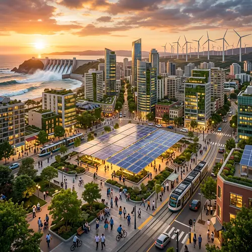 Sustainable City Powered by Renewable Energy Sources