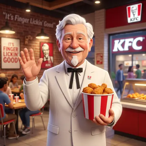 Animated Colonel Sanders | KFC Ad