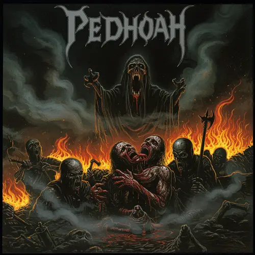 Pedhoah: Dark Thrash Metal Album Art