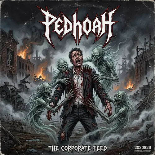 Pedhoah: Dark Thrash Metal Album Art