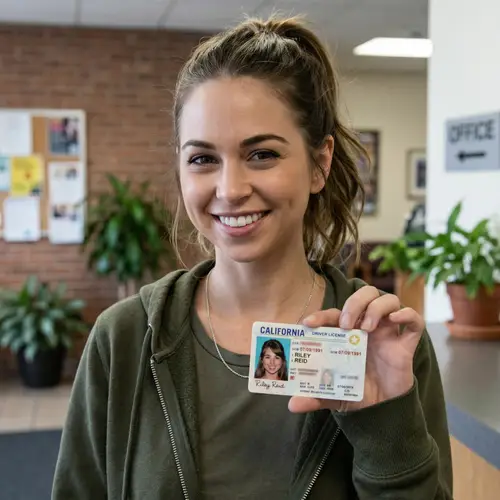 Riley Reid ID Card Photo