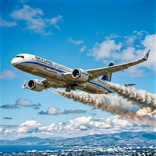 3D Airplane Model in Flight | Detailed Aircraft Reproduction