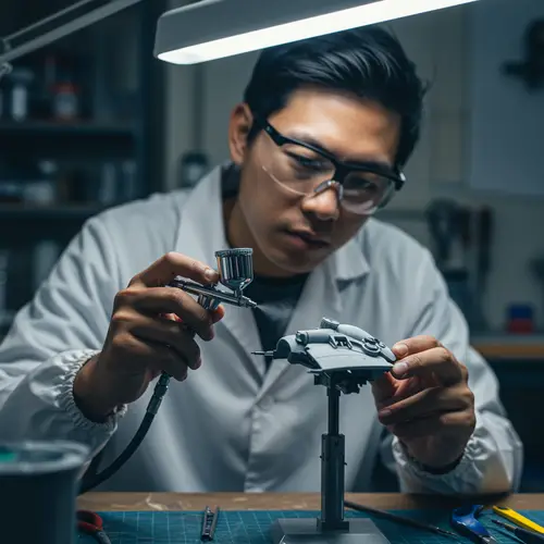 Modelist with Airbrush Techniques