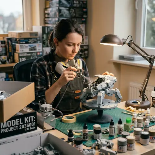 Modelist with Airbrush Techniques