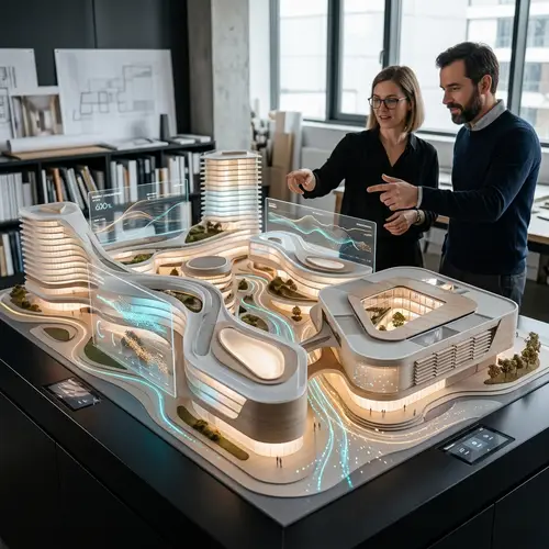 Enhanced Architectural Model Visualization