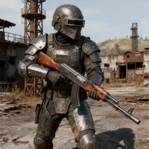 Rust Game Player with HQ Gear and AK