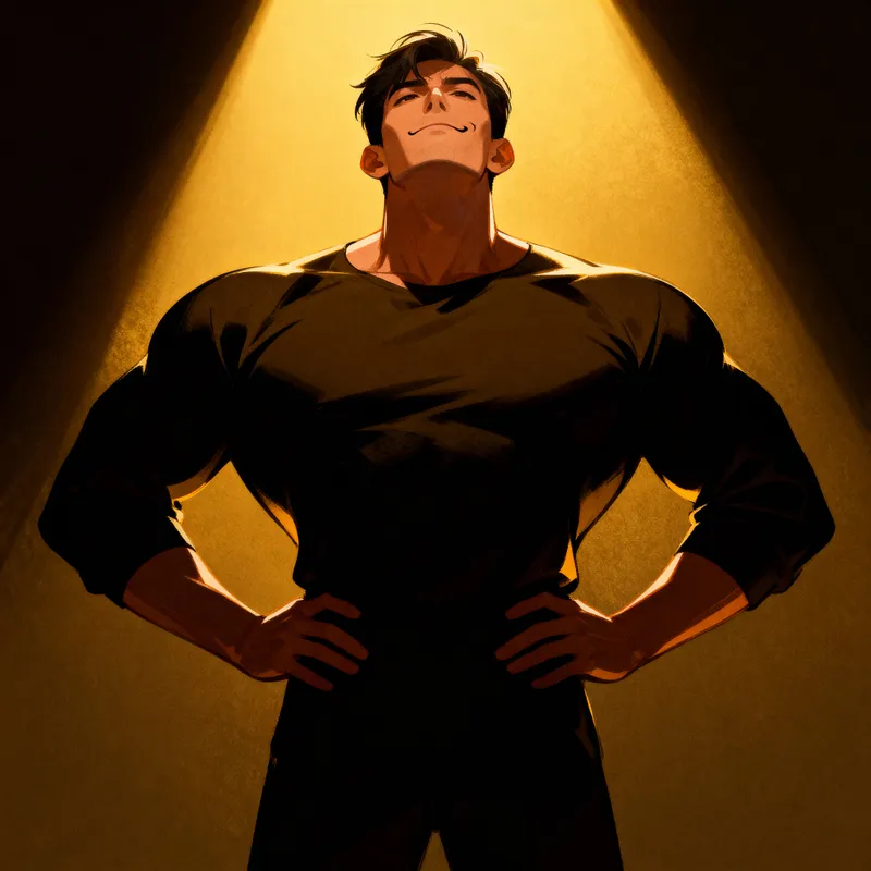 Arrogant Posture: Confidence in Every Stand