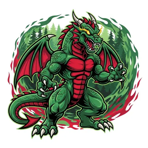 Wetminser Woods Dragons Mascot