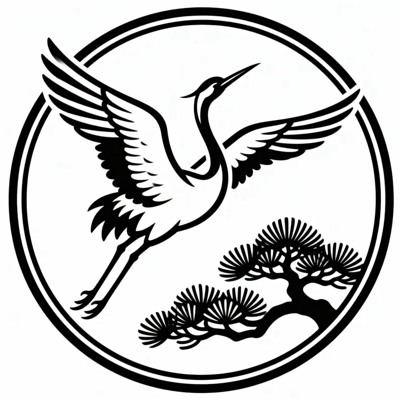 Japanese Crest Symbolizing Honor and Loyalty