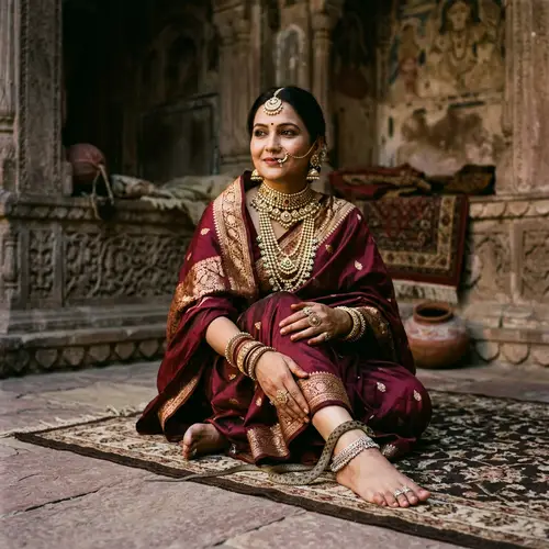 Exquisite Jewelry and Allure in Vintage Photography