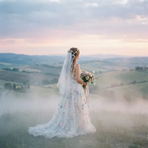 Ethereal Wedding Photography with Pastel Accents