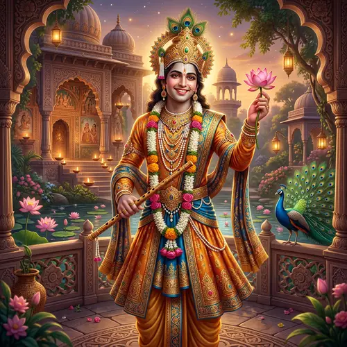 3D Rendered Illustration of Mythological Deity - South Asian Mythology