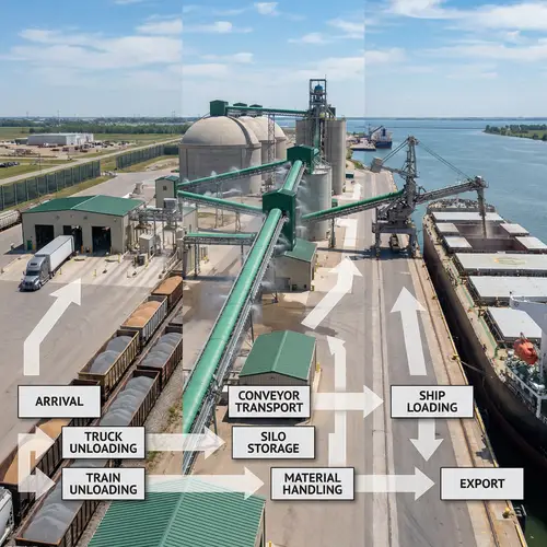 Efficient Dry Bulk Terminal Operations