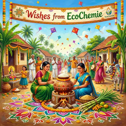 Colorful Pongal and Makara Sankranti Festival Celebrations