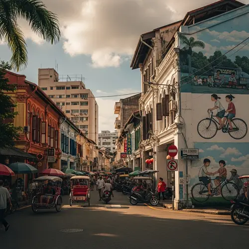 Explore Penang Town, Malaysia