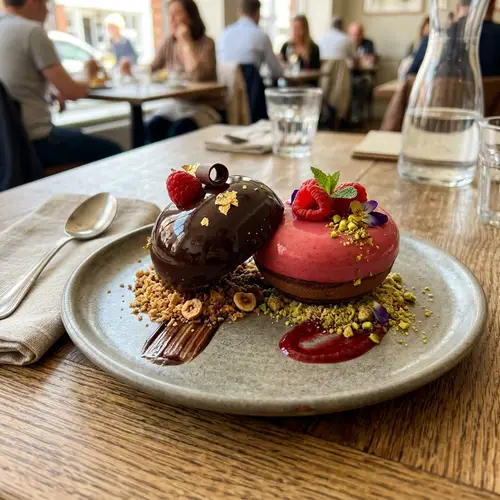 Demi-Sphere Entremets: A Unique Dessert Creation