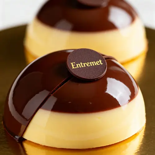Demi-Sphere Entremets: A Unique Dessert Creation
