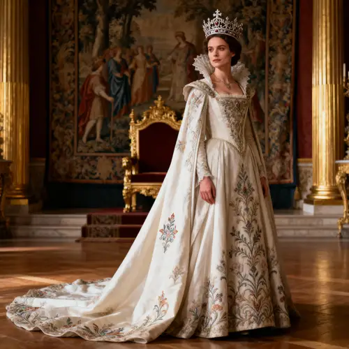 Edit Image of Queen Wearing Crown