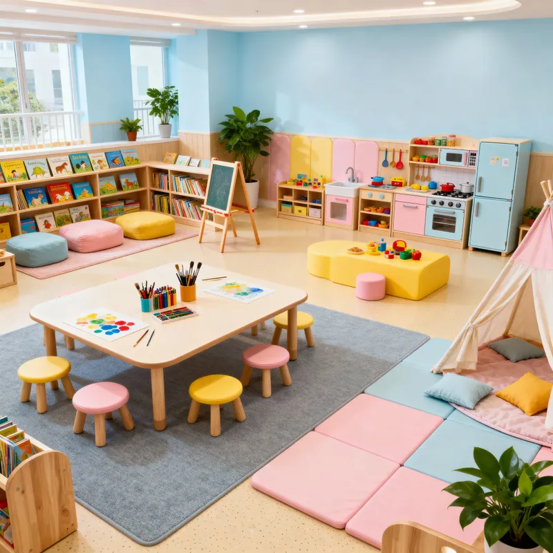 Open Layout Preschool Design Ideas