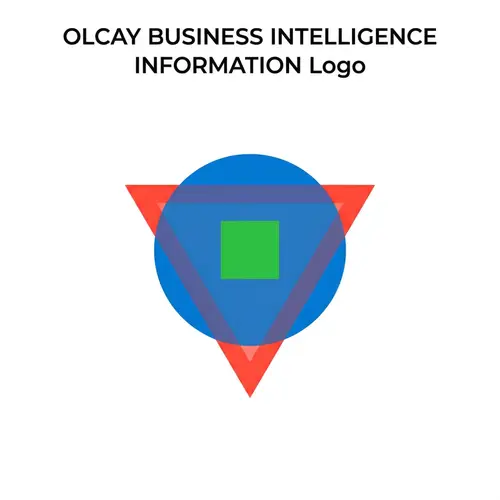 OLCAY BUSINESS INTELLIGENCE INFORMATION Logo Design - Abstract Shapes